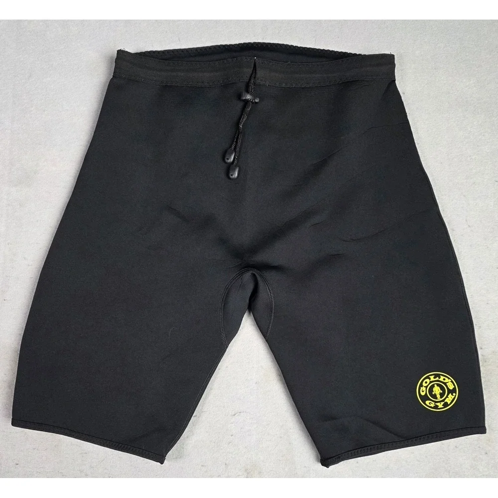 Golds Gym Neoprene Weight Lifting Cycling Boxing Compression Shorts L/XL